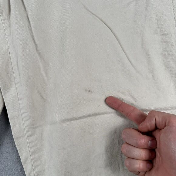 Vintage Polo Sport Ralph Lauren Pants Men’s‎ 36x32 Beige Straight Leg Baggy - Picture 5 of 16